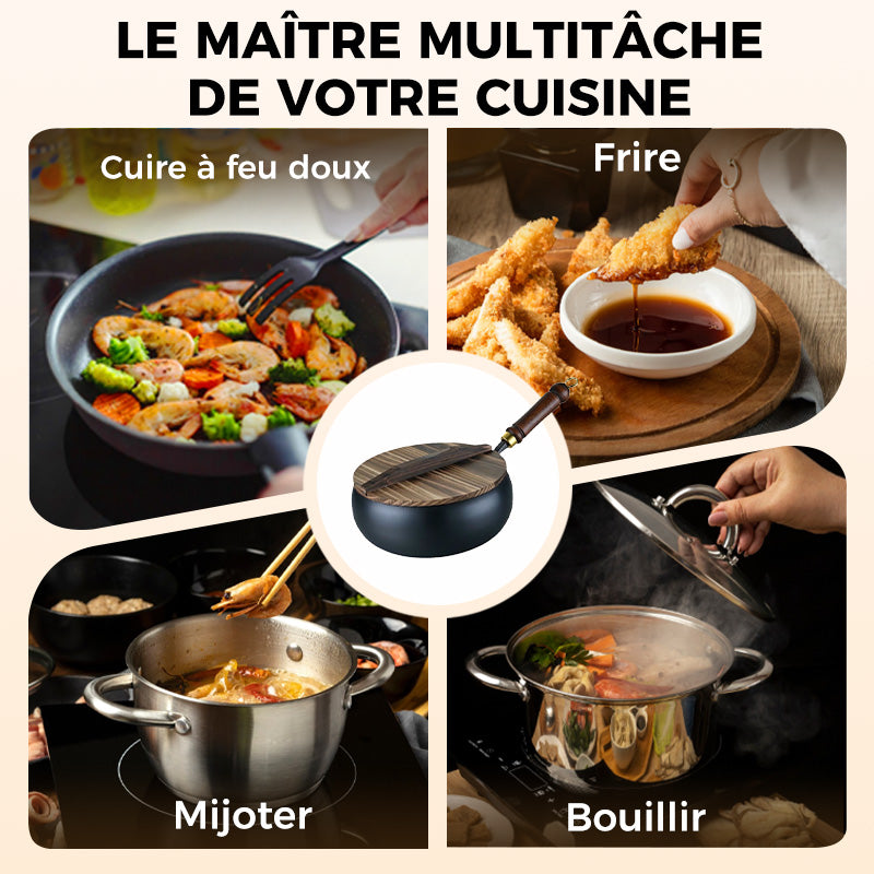 🔥Offres à durée limitée🔥Pot en fer épais non revêtu