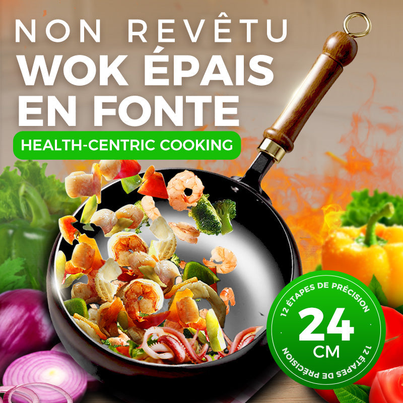 🔥Offres à durée limitée🔥Pot en fer épais non revêtu