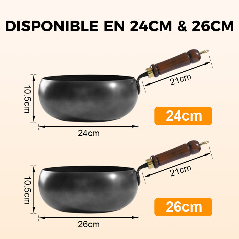 🔥Offres à durée limitée🔥Pot en fer épais non revêtu