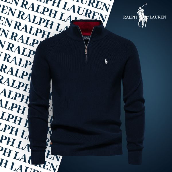 RL Pull Col Zippé (DÉSTOCKAGE) Ralph Lauren Vantineri 