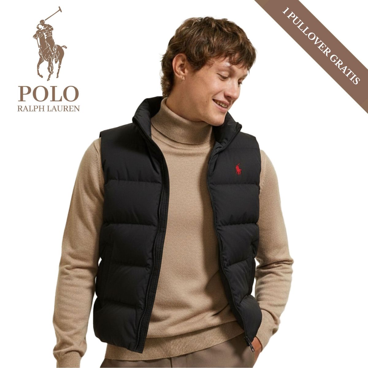RL Weste + Gratis-Pullover (LAGERRÄUMUNG) Ralph Lauren Vantineri 