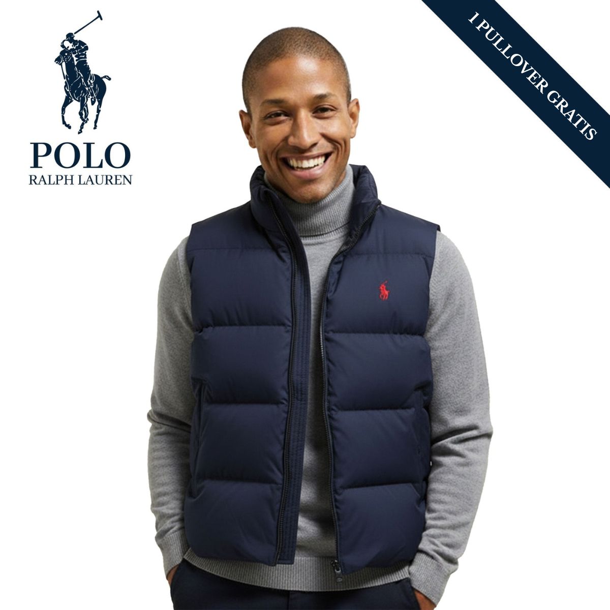 RL Weste + Gratis-Pullover (LAGERRÄUMUNG) Ralph Lauren Vantineri 