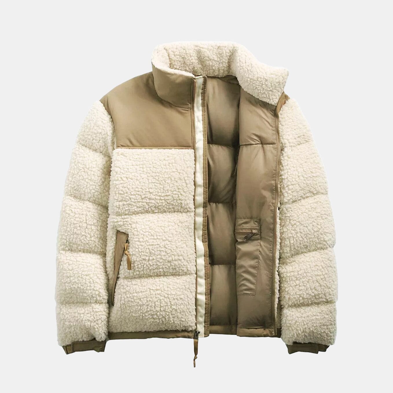 TNF Sherpa Essential Down Puffer Jacket The North Face Vantineri Beige S 
